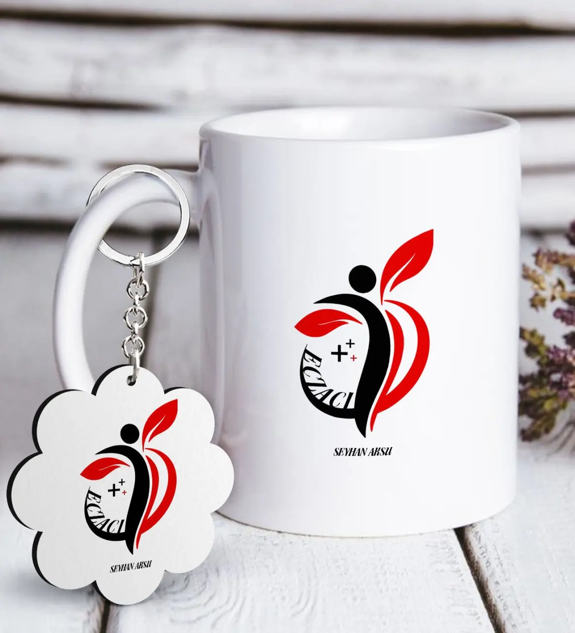 

Personalized Professional Pharmacist White Mug and Keychain Gift Set-4