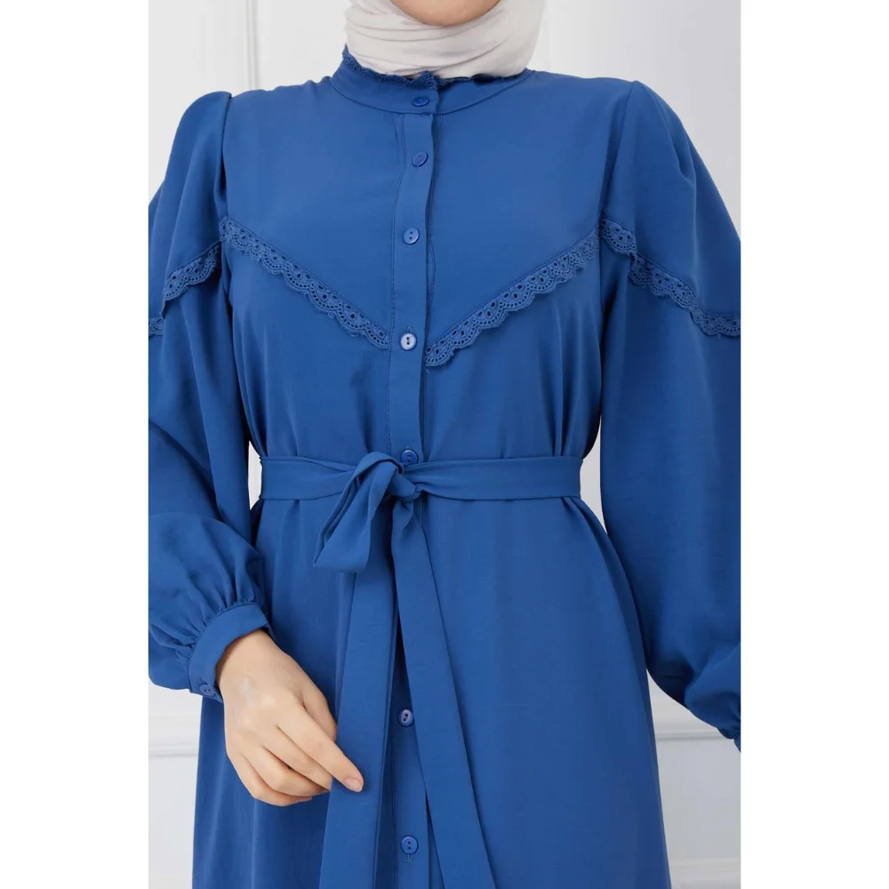 Single Lace Abaya Islam Muslim Trend Fashion New season product. abaya muslim dress women kaftan open abaya long dress african d