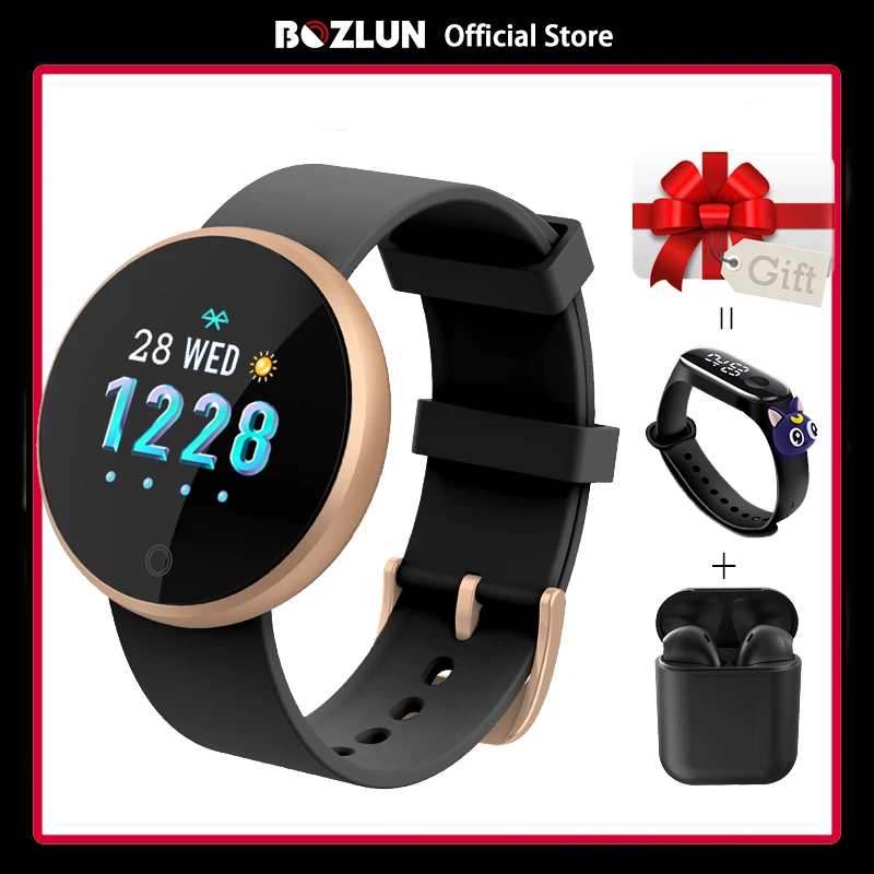 

Bozlun Fashion Women Smart Watch Fitness Sport Watches Heart Rate Blood Pressure Blood Oxygen Menstrual cycle monitoring B36