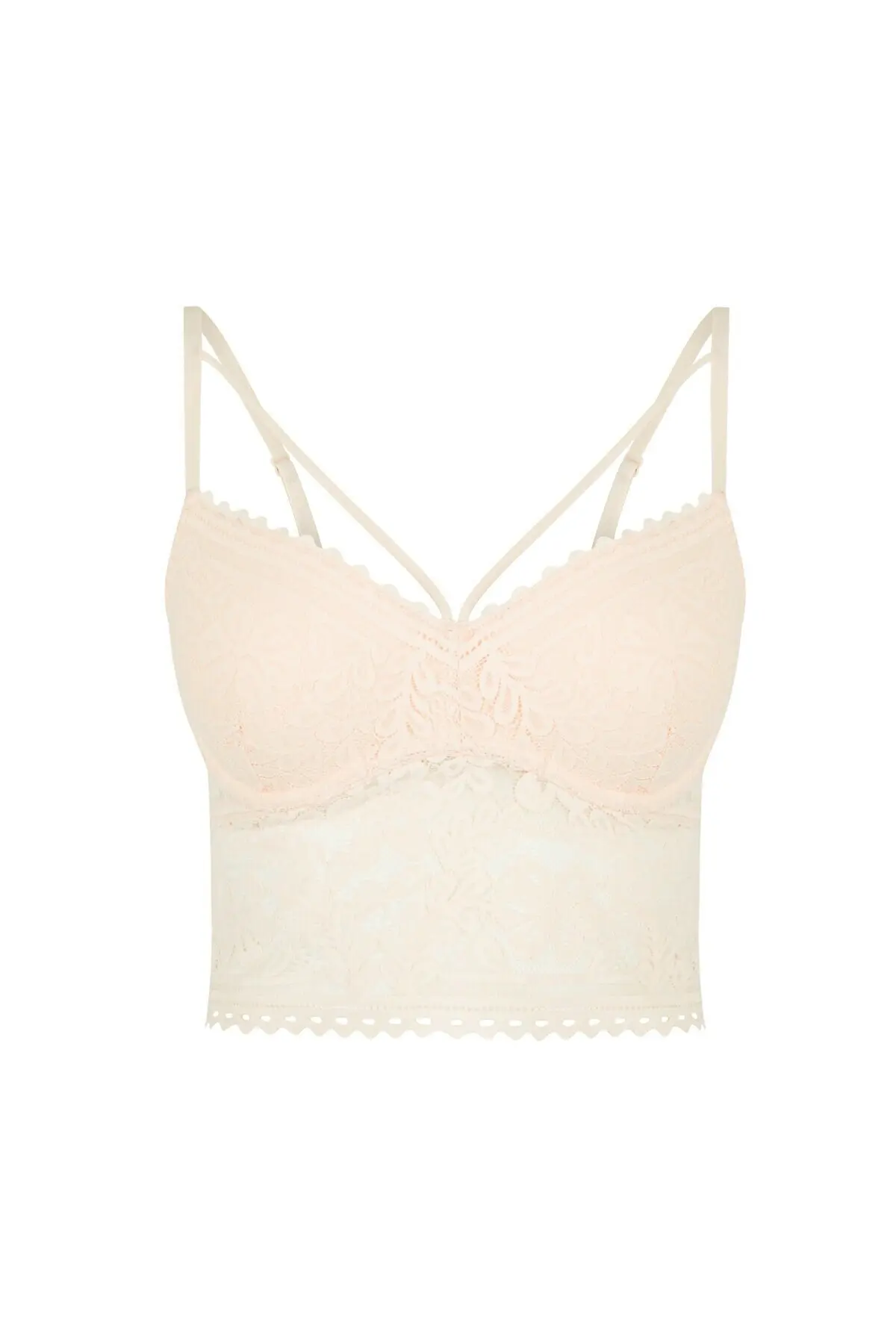 LOOK FOR YOUR WONDERFUL NIGHTS WITH ITS STUNNING Light Pink Desire Push Up Bralet FREE  SHIPPING