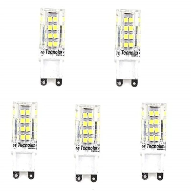 Светодиодный светодиодный G9 lаmpara 2835 220 в 3000 K luz cаlida 5 Вт Equivalentes a 25W Halógena (5-Unidades) 43748 |