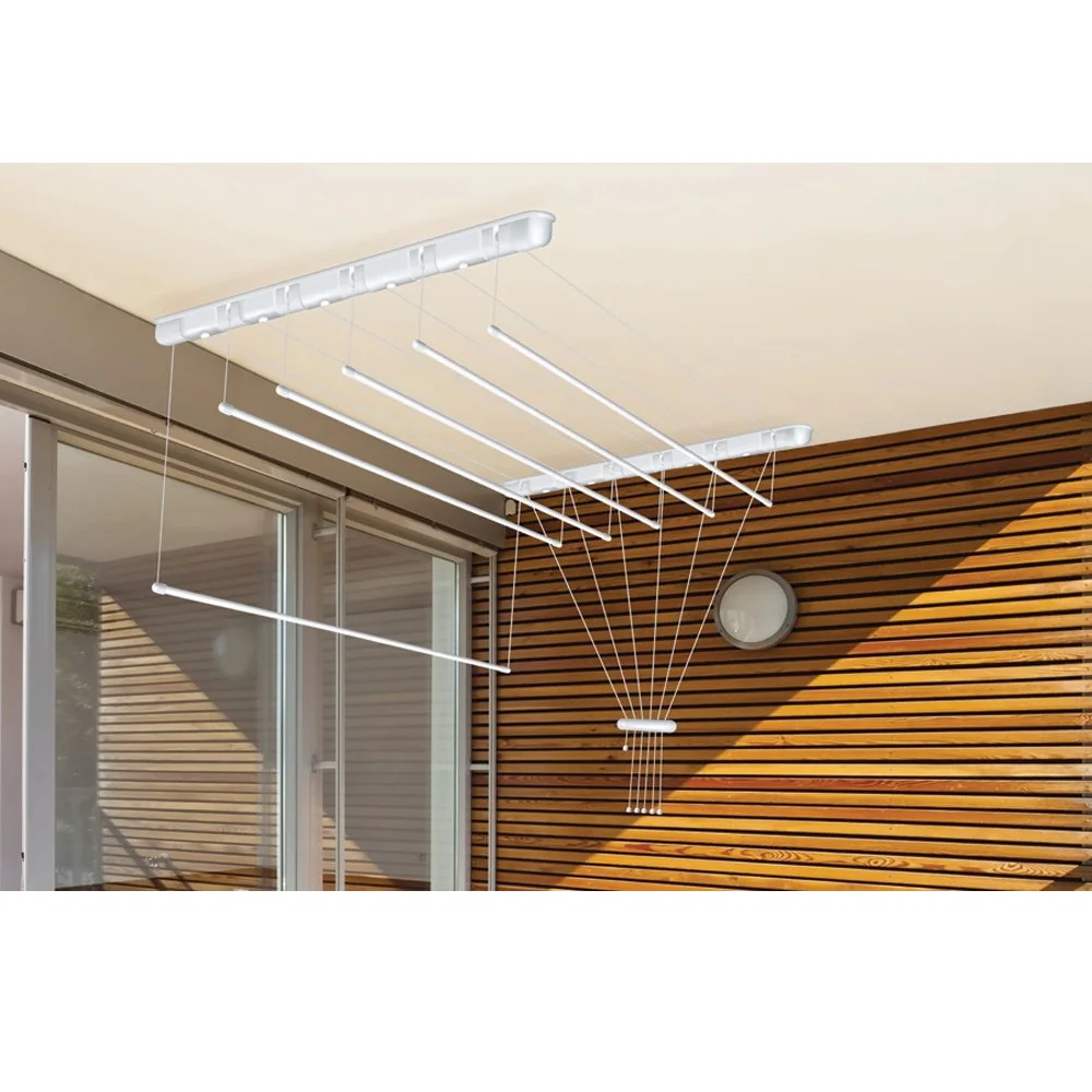 Веревки для сушки белья на балконе креплением