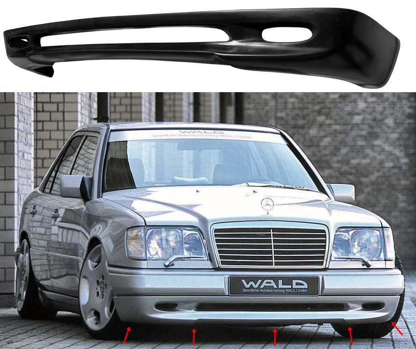 

Передний бампер для Mercedes W124 S124 C124 A124, в стиле Вальд, хорошее качество, запчасти из ФАП, Бесплатная доставка по всему миру