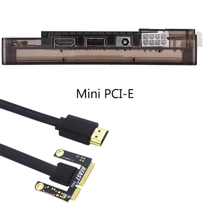 Мини PCI E MPCIE EXP GDC внешняя док станция для видеокарты ноутбука 8PIN 6PIN интерфейс
