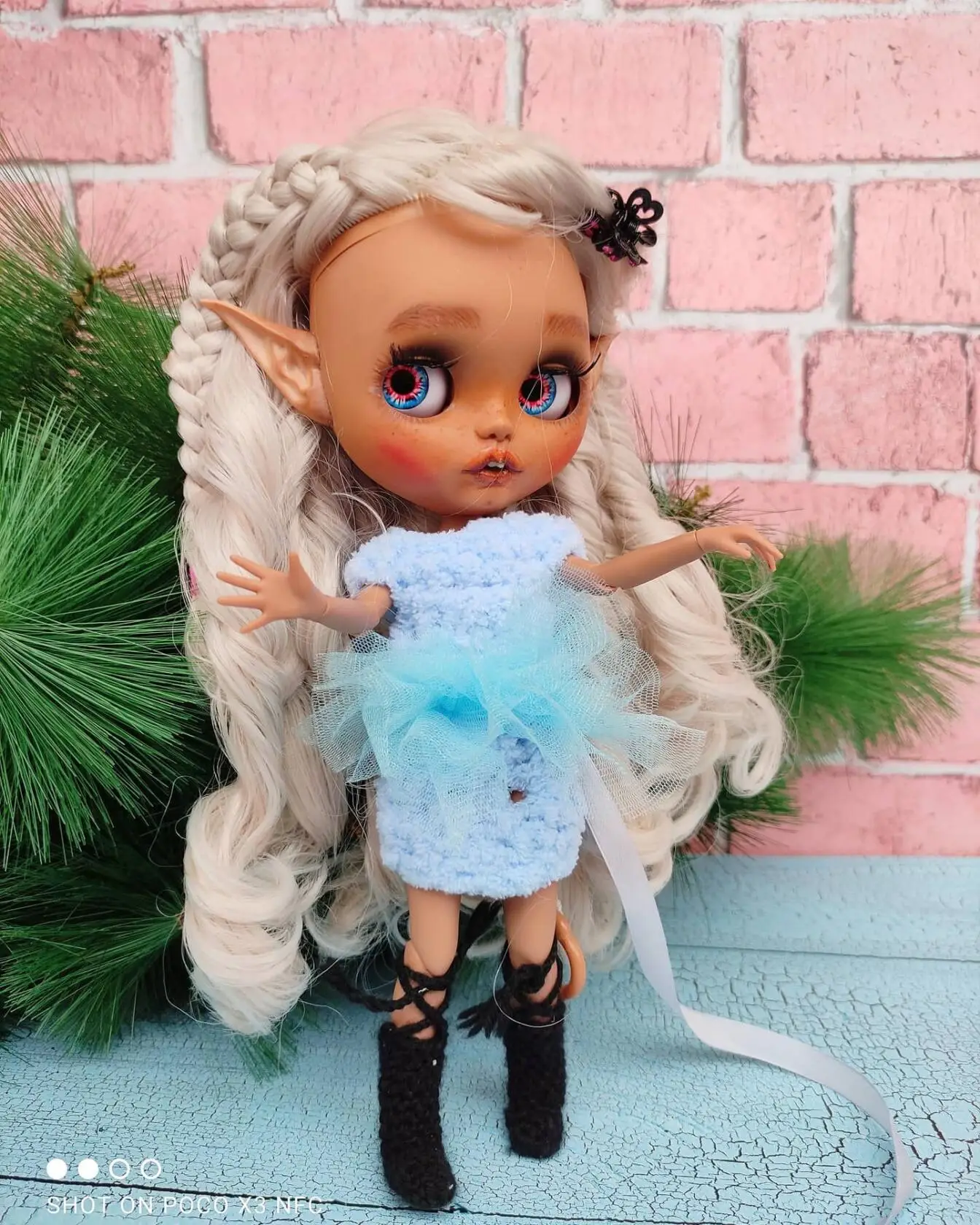 blyth кукла Блайз блейз с матовым лицом блайз негр кастом макияжем куклы купить бжд