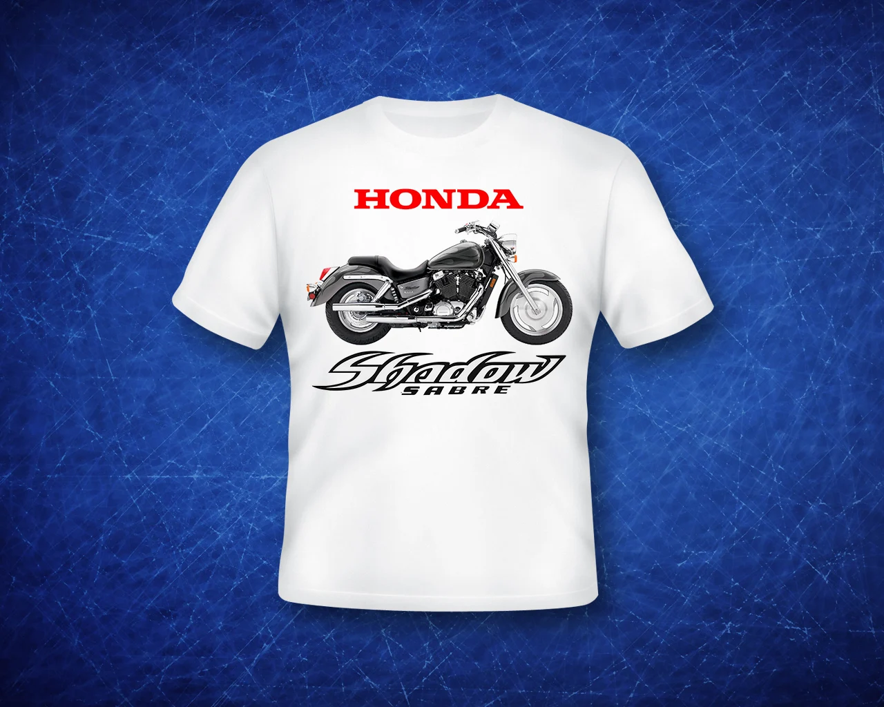 T-shirt Honda HONDA VT1100C2 Shadow Sabre VT 1100 C2. Quality fabric print does not burn out | Автомобили и мотоциклы