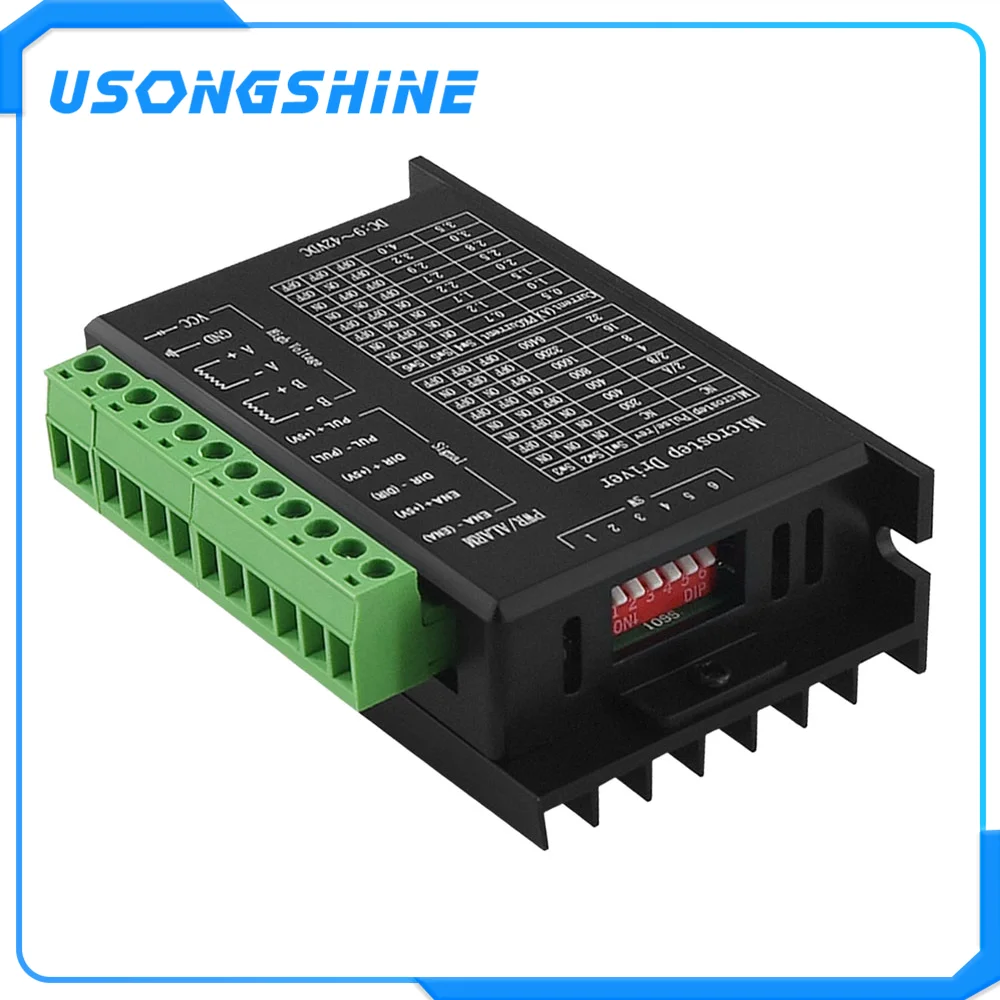 Шаговый двигатель 42 57 86 TB6600 обновленная версия двигателя 4A 9 ~ 40 в TTL 32 микрошаговый