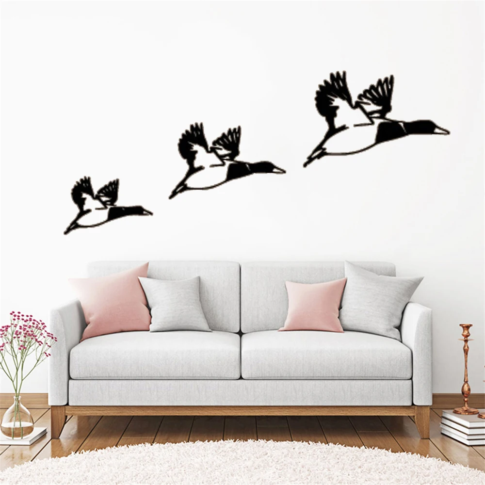 

Pretty Geese Ducks Birds Flying Wall Stickers Removable Vinyl Bedroom Livingroom Decoration Decals Wallpaper DW22306