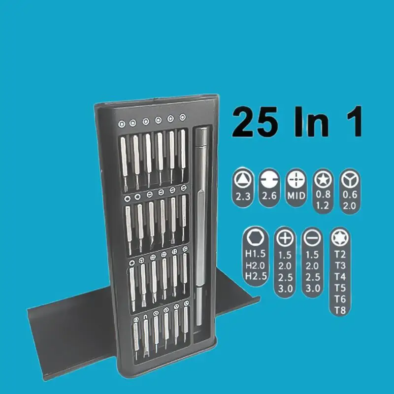 

25 In 1 Mini Screwdriver Set Precision Magnetic Screw Set For Nintendo Switch Glasses Disassemble Driver Torx Hex Bit Handle