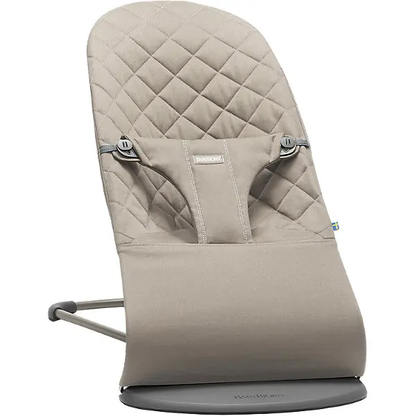Кресло шезлонг BabyBjorn Bliss Cotton песочный|Детские бустеры| |