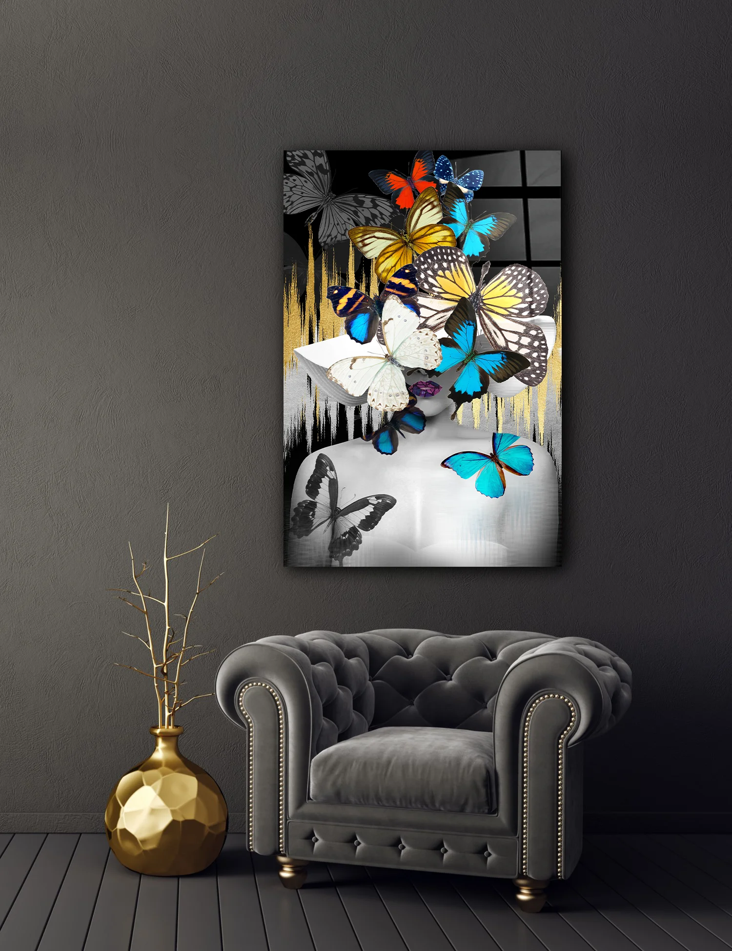 

High Quality Modern Design Tempered Glass Table Unbreakable Home Decor Picture Interior Decoration
