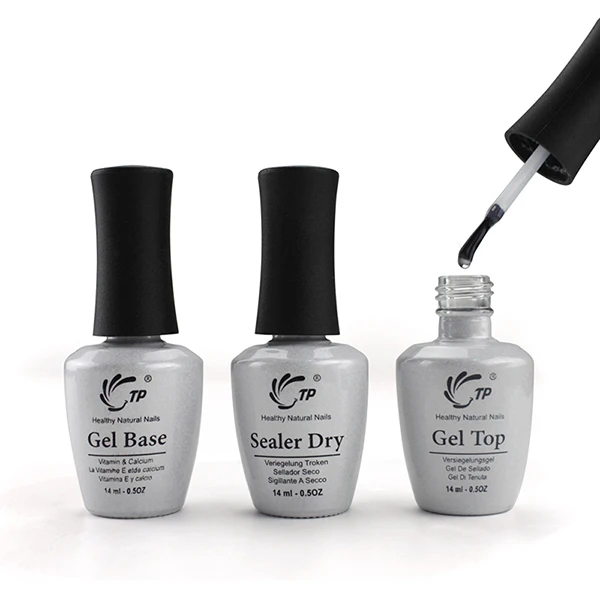 3 bottles TP 28 г 1 унц. Пудра для нейл-арта, красная, без лампы, для лечения 14 мл, верхняя основа, герметик, гель-щетка, акриловая система, салонная пудра, Декор - Цвет: 3 bottles