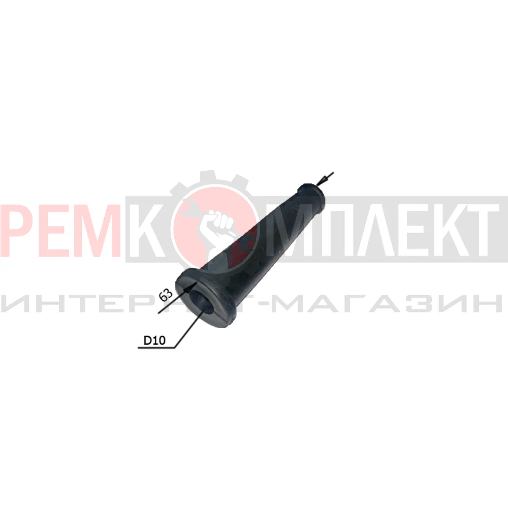 010275C &quotЗащитный кожух шнура входа в электроинструмент под шнур Ø 8-12 мм для