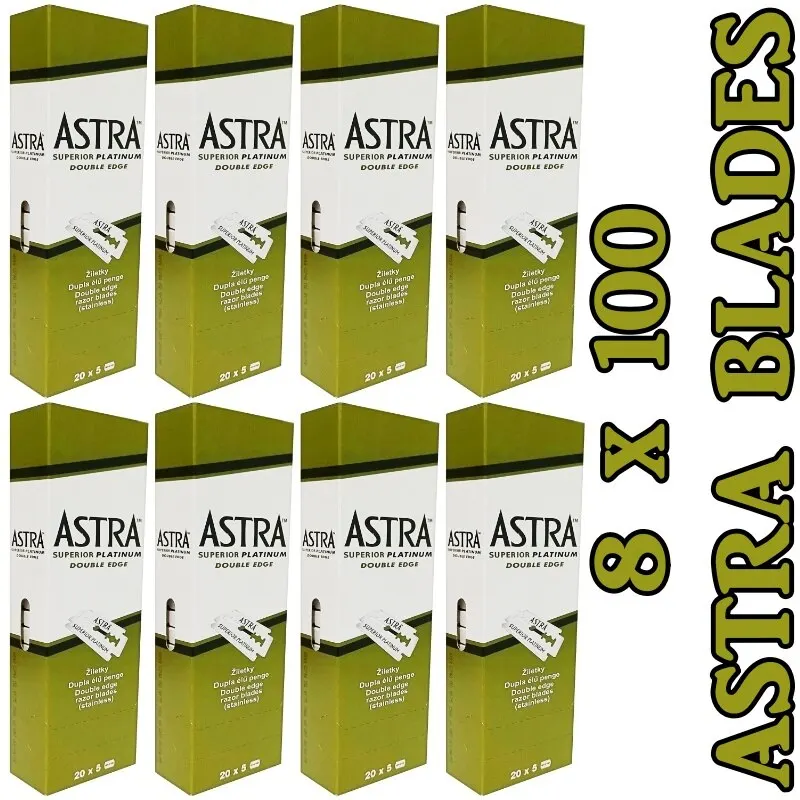 Astra double edged razor 8 packs / 800 pcs    FREE SH PP NG