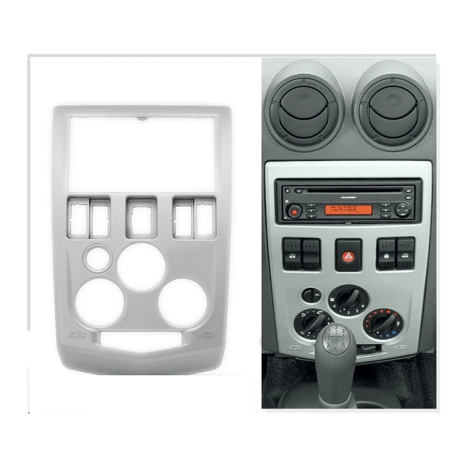 Переходная рамка для 2 din автомагнитолы рено логан своими руками - 81 фото