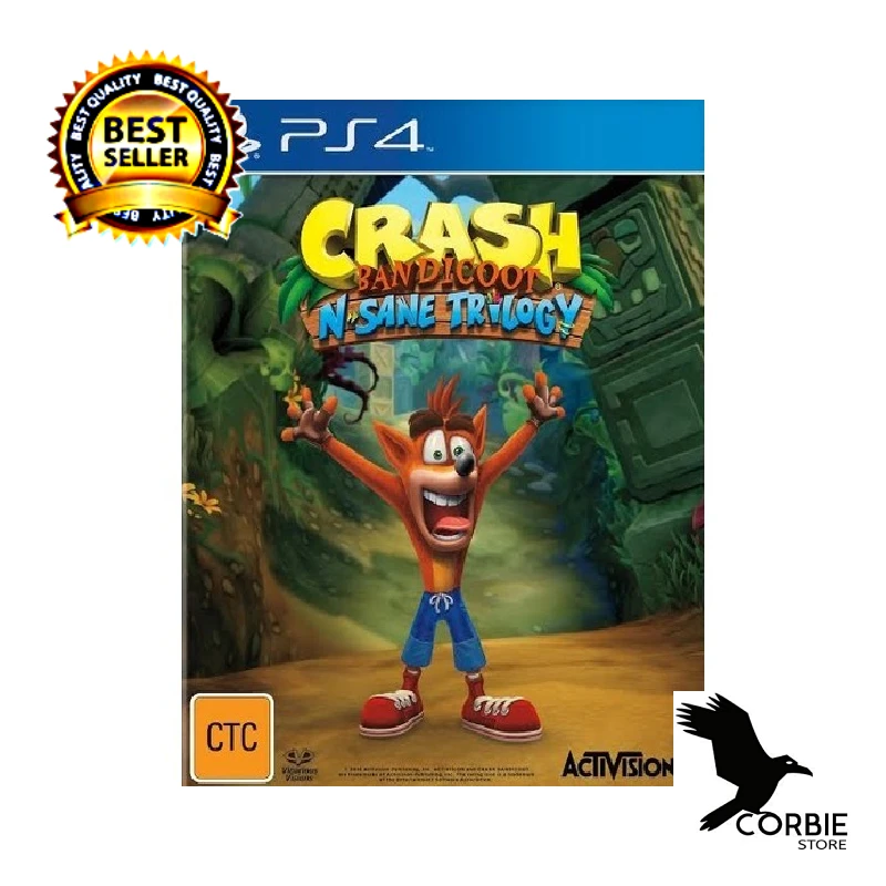 Crash Bandicoot N. Sane Trilogy Ps4 Game Original Playstatian 4 Game