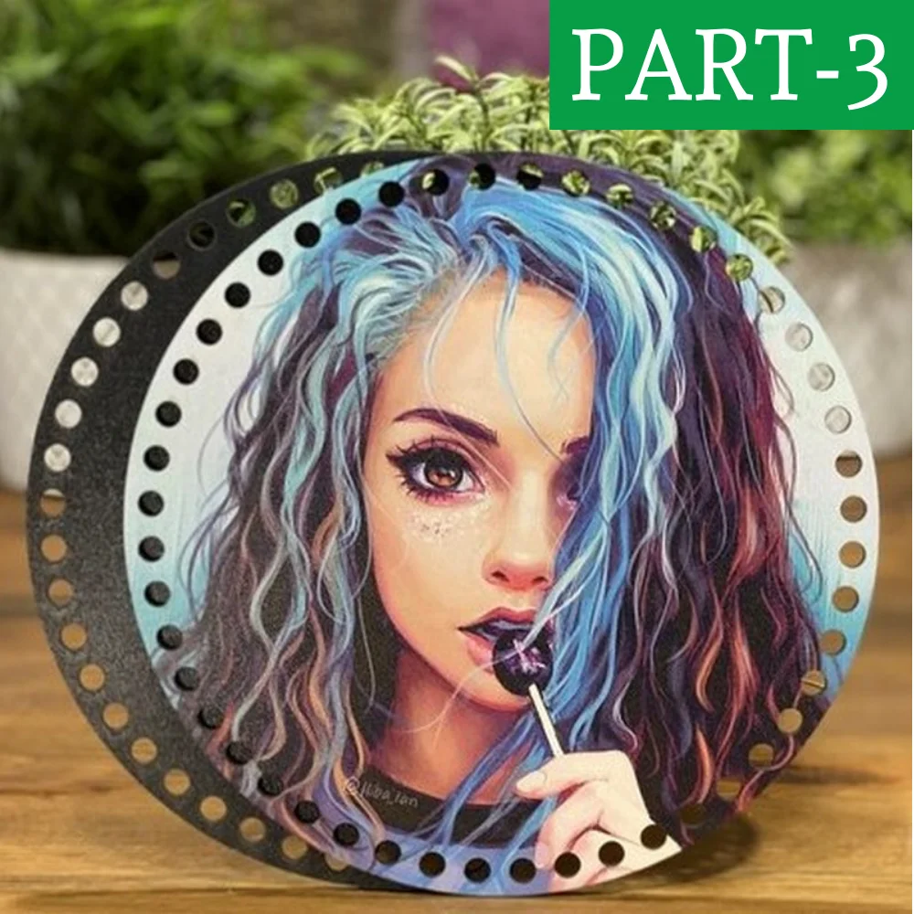 Печатная деревянная сумка корзина тарелка для изготовления принадлежностей