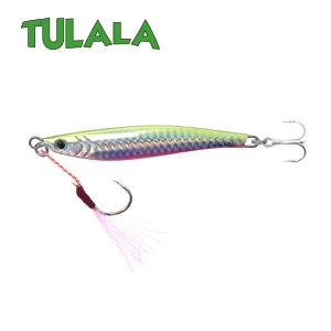 Chart Org Tulala литой металл 40 г джиговая блесна, шкура, литье свинца, рыбы, SeaBass, рыбалка на щуку Приманка снасти, вобберы, жесткие приманки - Цвет: Chart Org