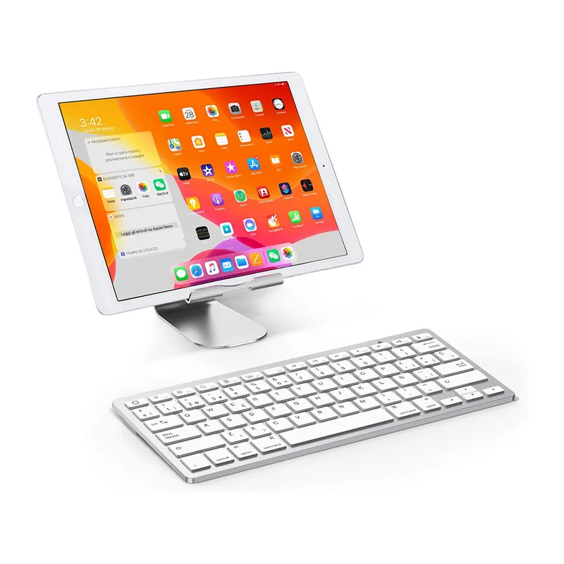 Ультратонкая испанская Bluetooth-клавиатура для iPad/iPad Pro/iPad Air/iPad Mini/iPhone и всех систем
