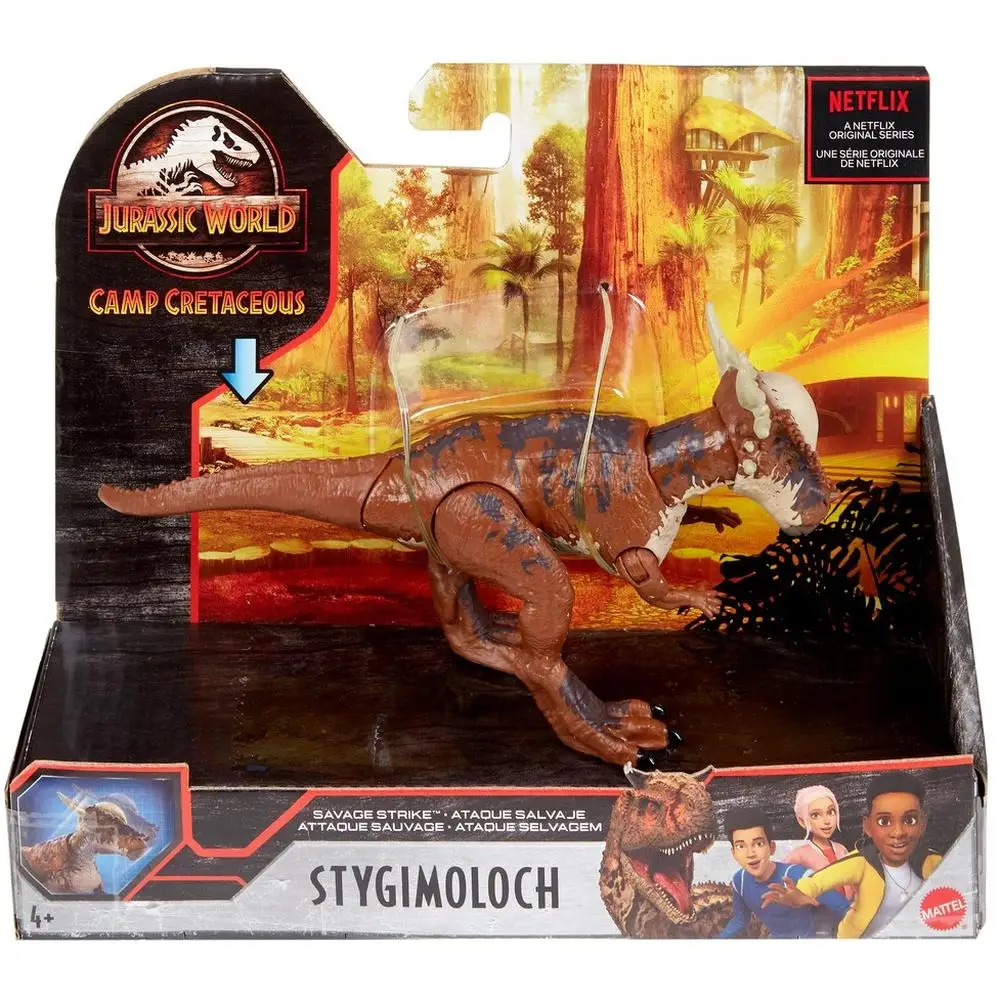 Mattel Jurassic World® Базовая фигрука динозавра GCR54/GNK14 Stygimoloch | Игрушки и хобби