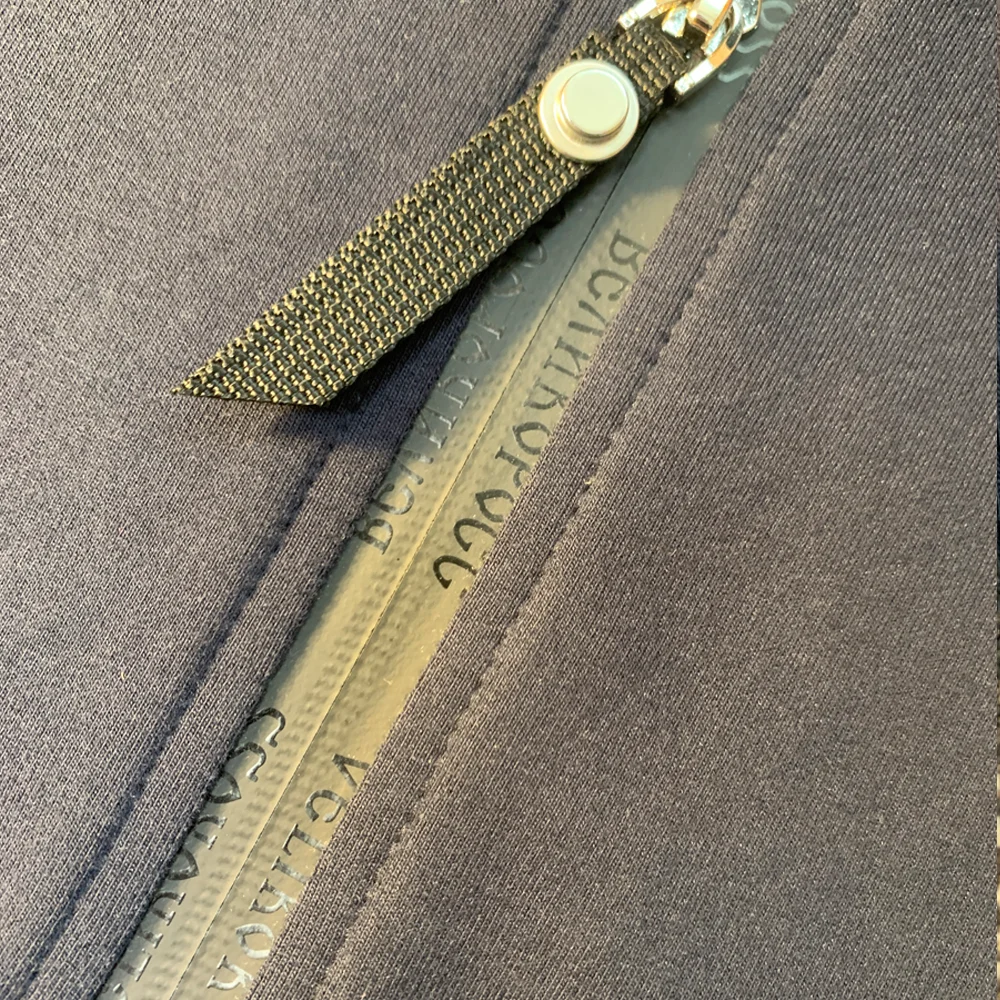 Толстовка на молнии &quotВеликоросс&quot синего цвета жаккардовые лампасы и