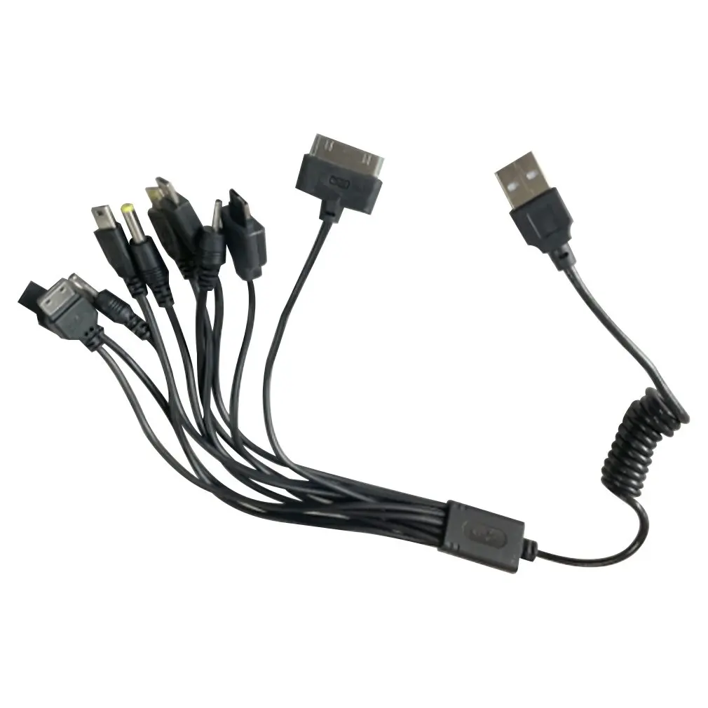 10 в 1 универсальный портативный легкий многофункциональный зарядный USB-кабель