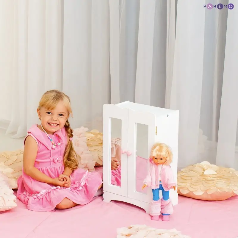 Кукольный шкаф цвет Белый | Игрушки и хобби