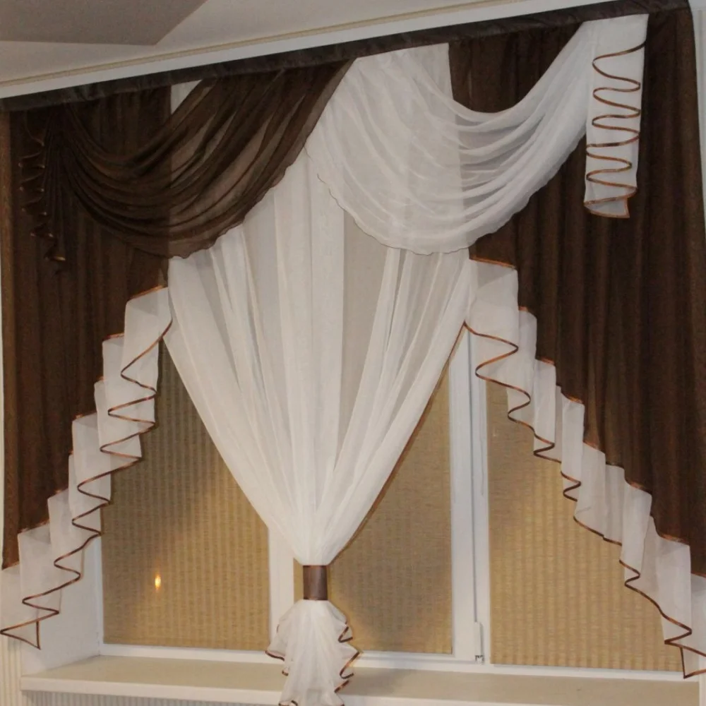 Комплект занавесок для кухни ИРИС | Дом и сад