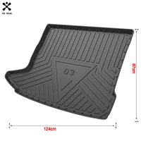 specialized for audi q3 12 21 durable waterproof trunk mat tpo custom floor mats protection carpet car accessories modified