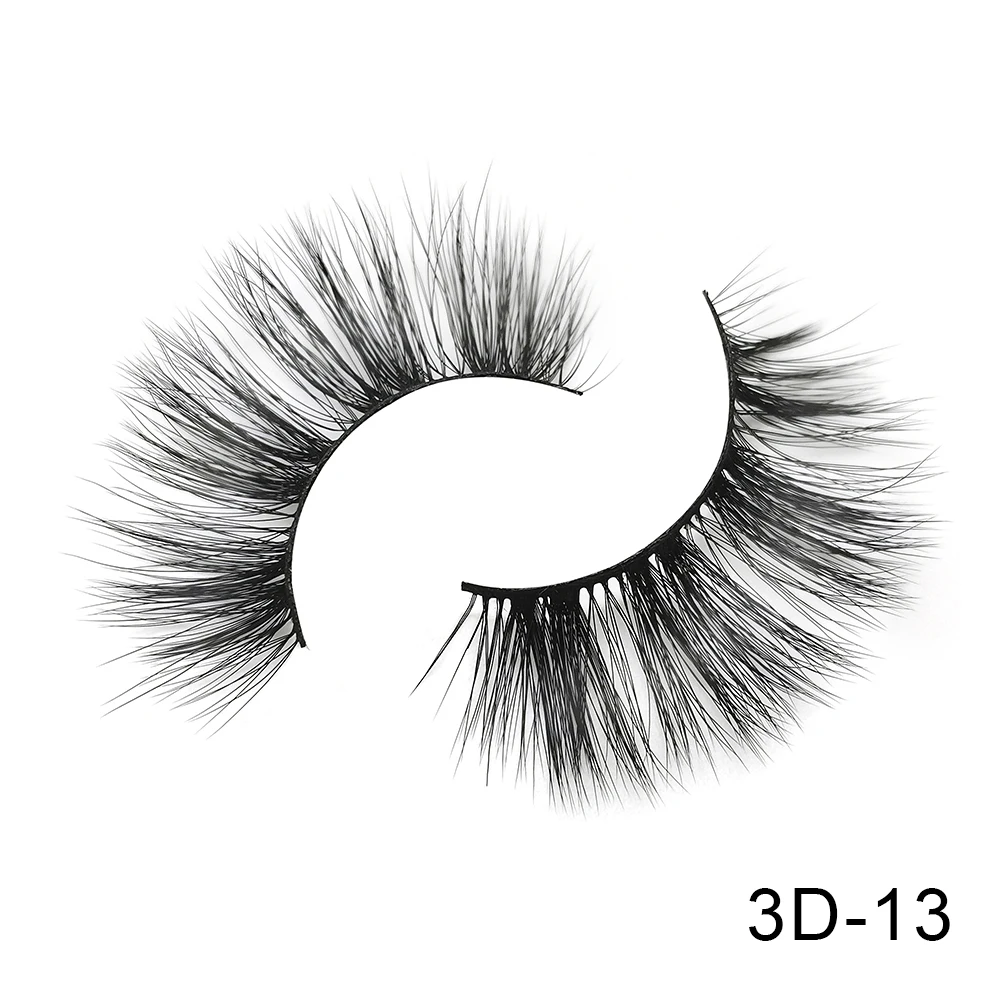 3D-13 6 пар Friholl. m Искусственные норковые ресницы натуральные длинные ресницы ручной работы макияж 25 мм Искусственные норковые ресницы 3D синтетические шелковые накладные ресницы - Цвет: 3D-13