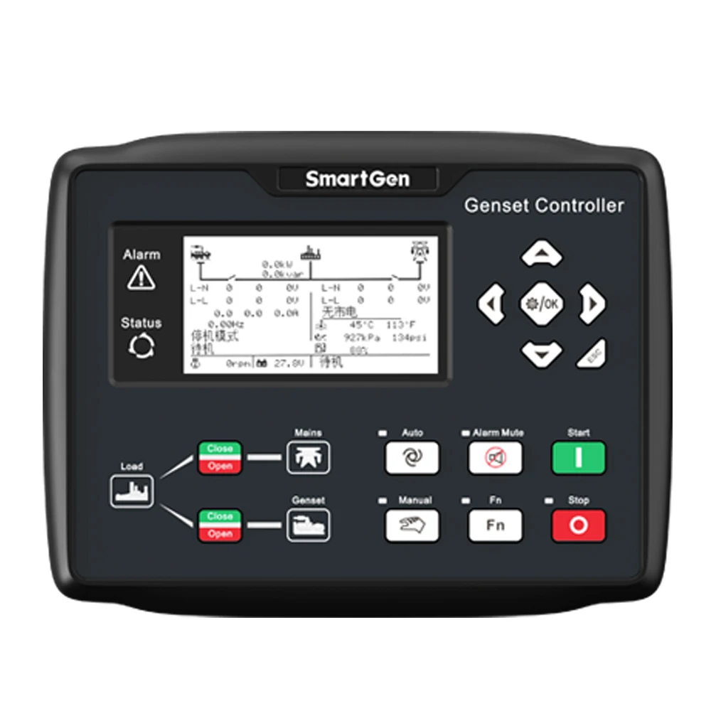 

DHL Бесплатная доставка, контроллер SmartGen HGM9520N, одногенераторный Параллельный + GOV + AVR + RS485 + ETHERNET