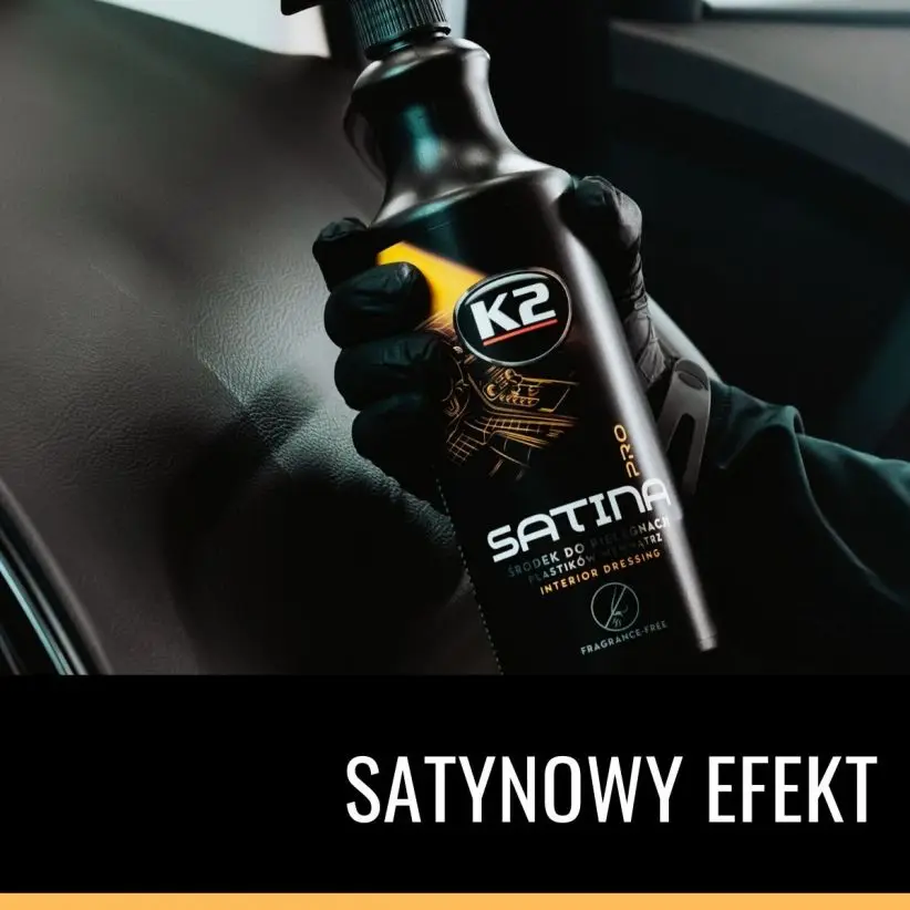 Полироль и очиститель пластика SATINA PRO SUNSET FRESH K2 свежесть заката|Уход за пластиком