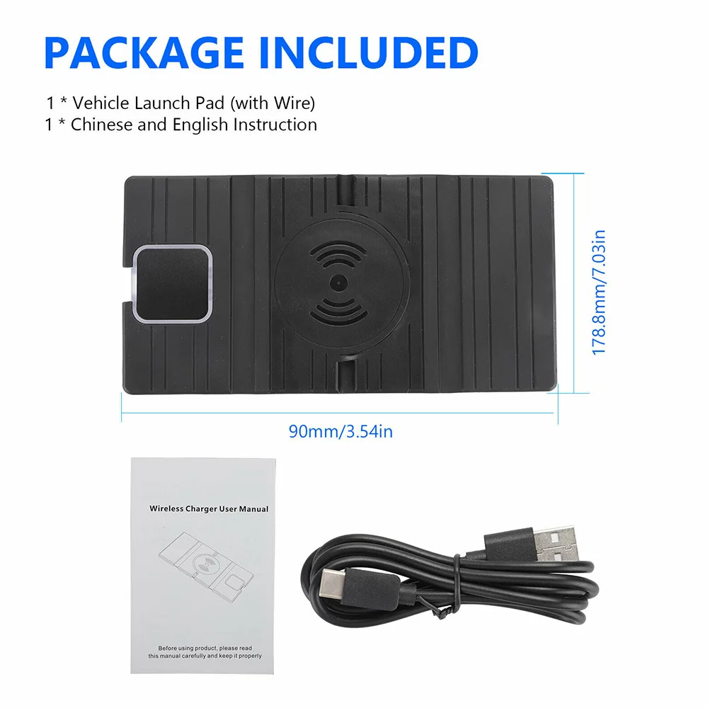 QI Беспроводное зарядное устройство для телефона регулируемый коврик быстрой