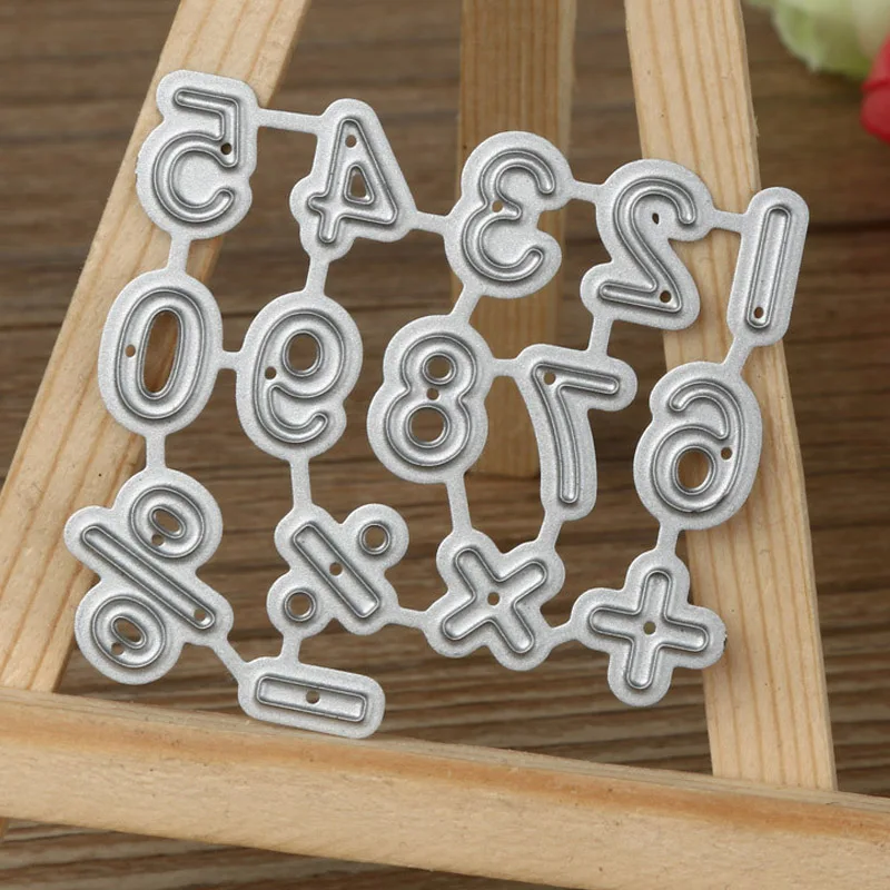 15 шт./компл. трафареты для резки металла с символами рукоделия скрапбукинга