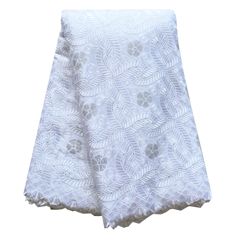 Хлопковая вуаль африканские кружевные ткани высокое качество вышивка мягкая с