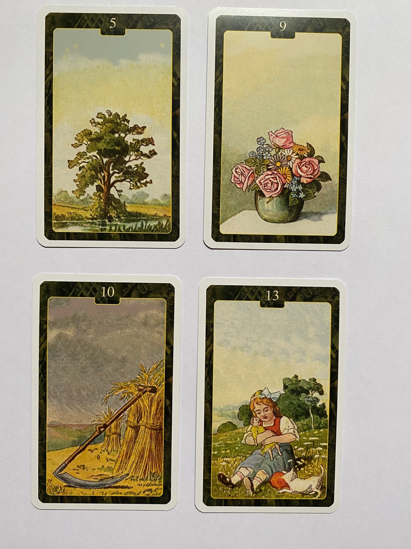 Deck for fortune Lenorman 36 cards with a description in Russian | Игрушки и хобби