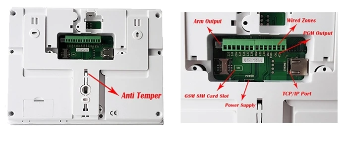 433 МГц или 868 французская Голосовая сигнализация TCP Ip GSM Смарт система