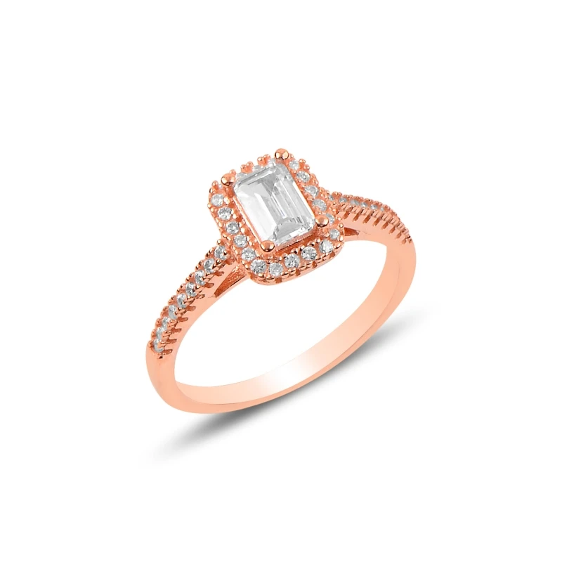 

Серебряное 925 пробы обручальное кольцо из циркона