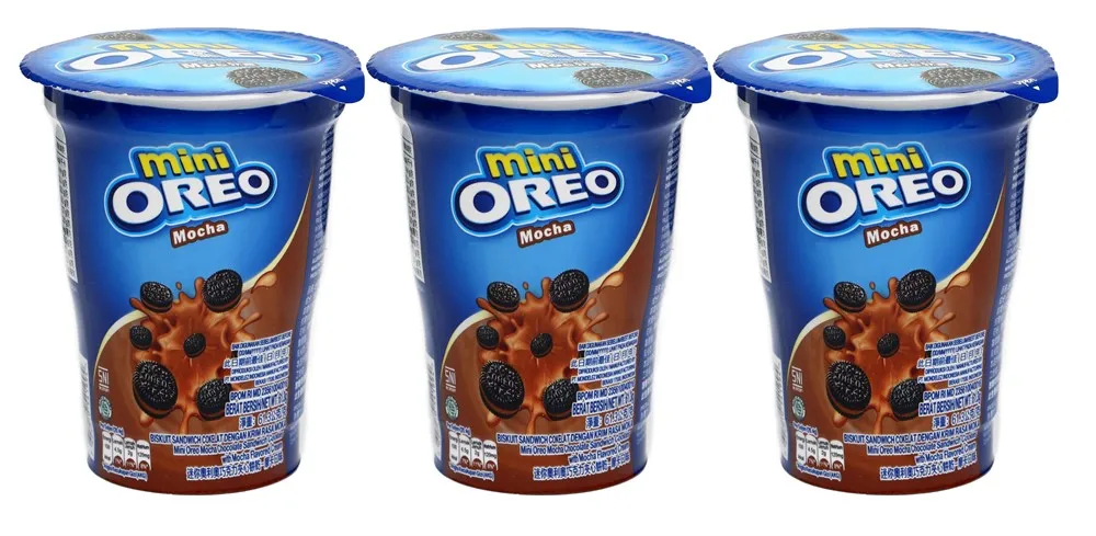 Печенье Oreo mini Mocha (с кремом Мокко) (3 шт. по 61 3 гр.)