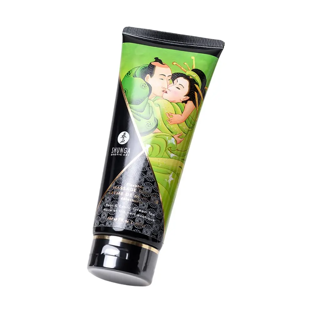 Массажный крем Shunga Pear and Exotic Green Tea съедобный со вкусом груши и зеленого чая 200 мл |