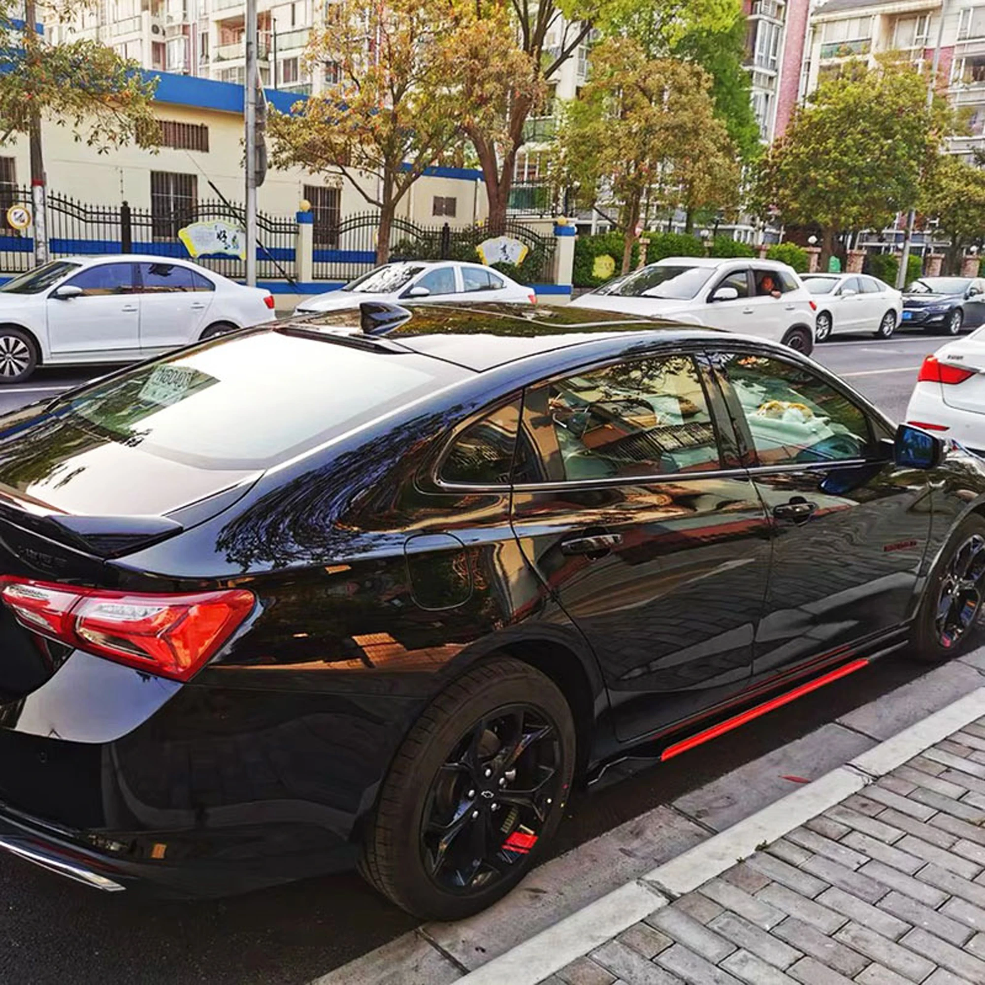 Боковые юбки для Bmw Ford Volkswagen VW все модели 4 шт. насадка на порог бампер накладка