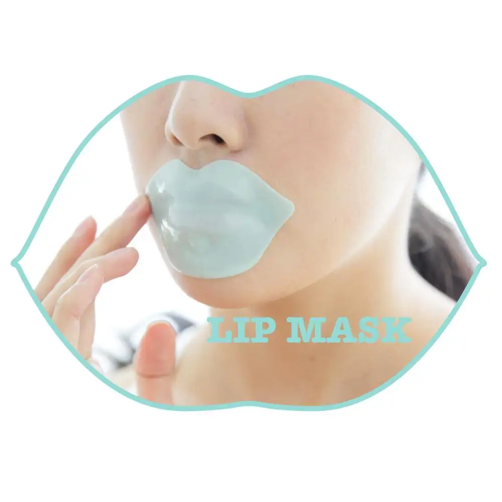 Kocostar Гидрогелевые патчи для губ с ароматом Зеленого винограда (Мятные) (20 патчей)