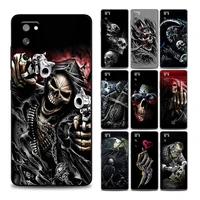 grim reaper skull skeleton phone case for samsung s7 edge 8 9 10 e plus lite 20 plus ultra s21fe soft silicone cover coque funda