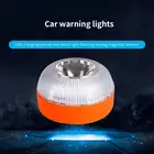 Новый аварийный фонарь, USB Перезаряжаемый Магнитный V16, автомобильный безопасный стробоскоп, многофункциональный фонарь