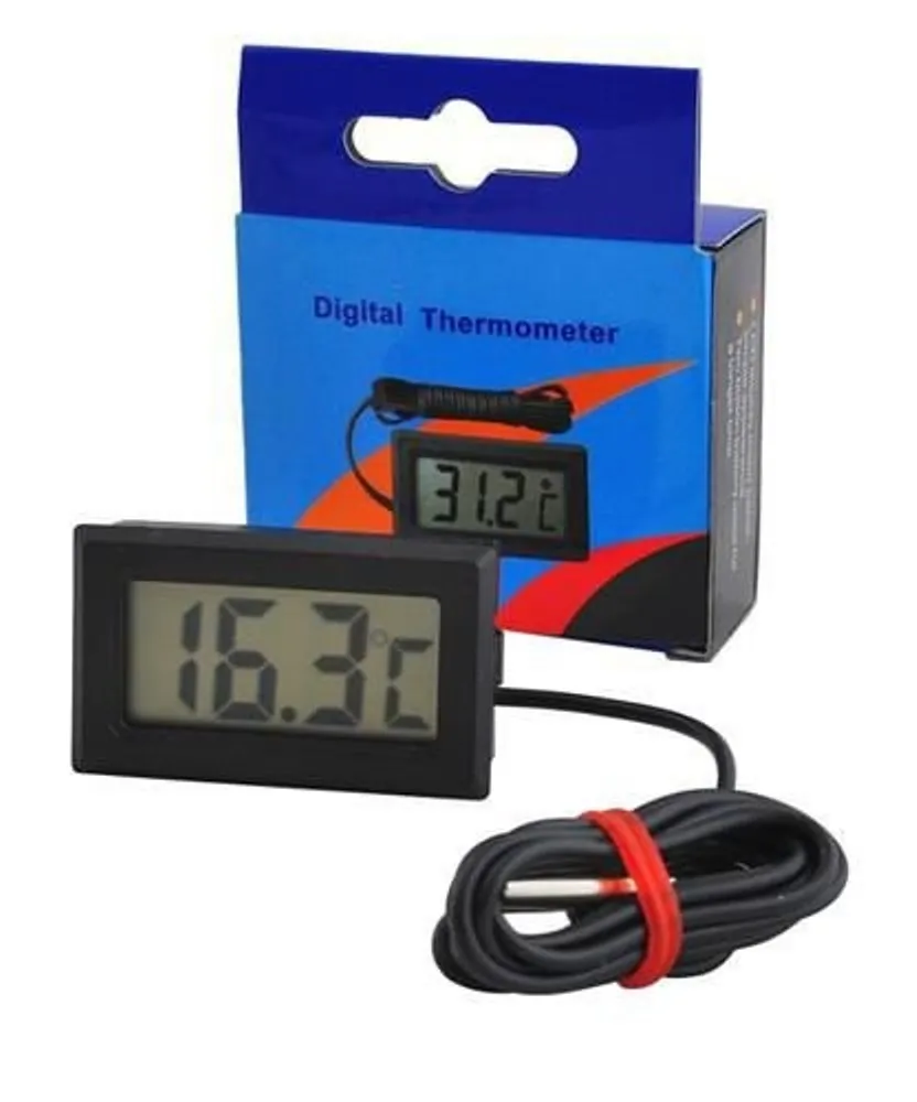 Digital LCD Thermometer Electronic Termometers With 1M Wire Measuring Temperature 50~ 110 Degree For Aquarium|Приборы для