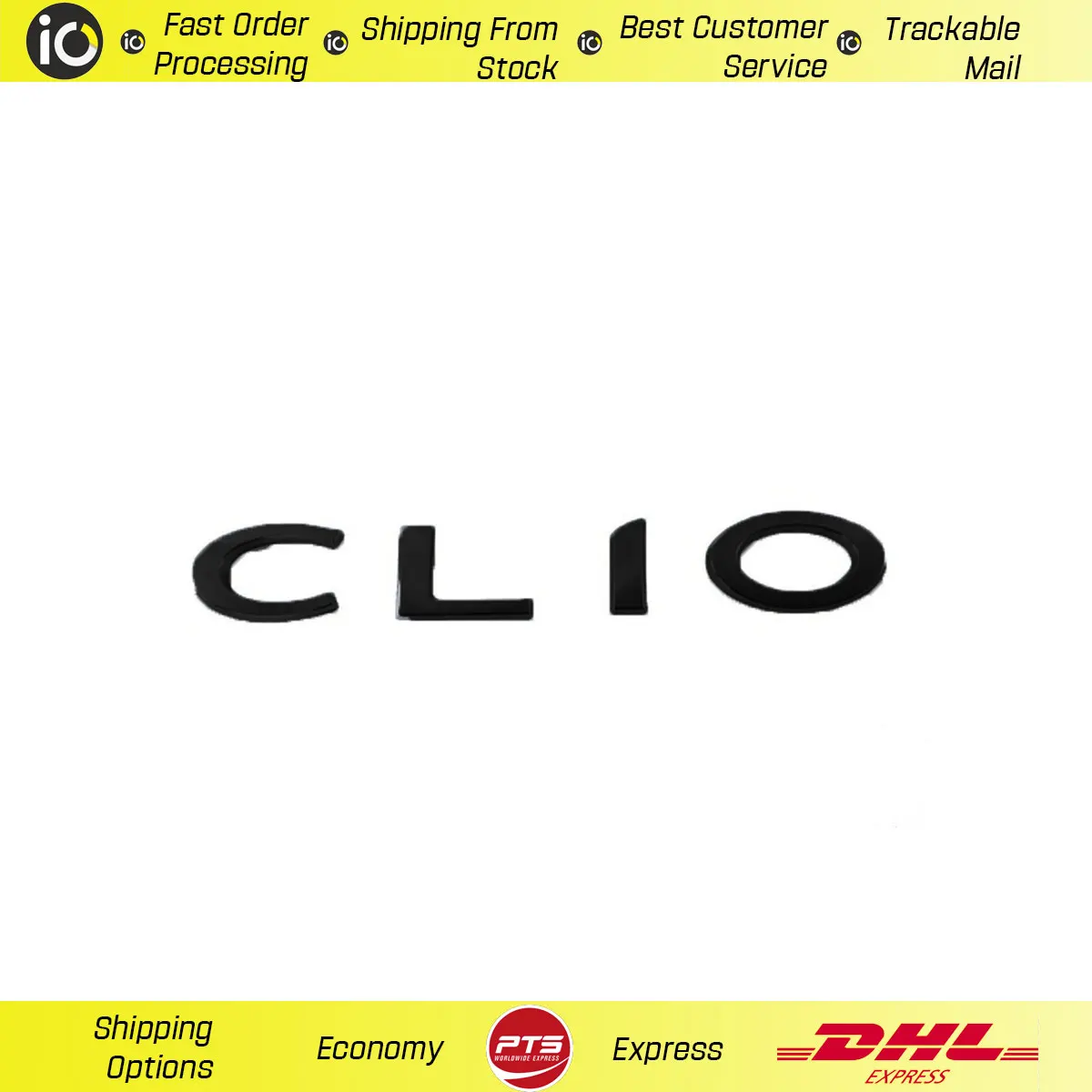 Для Renault Clio 4 задний багажник Monogram Lettering глянцевый черный цвет Oem 908890688R