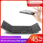 Мини Портативная складная клавиатура сенсорная панель Bluetooth Русский Английский беспроводной Перезаряжаемый сенсорная панель для Windows, MAC,Android, IOS