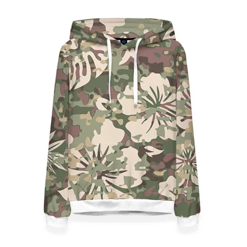 Женская толстовка 3D Камуфляж | одежда