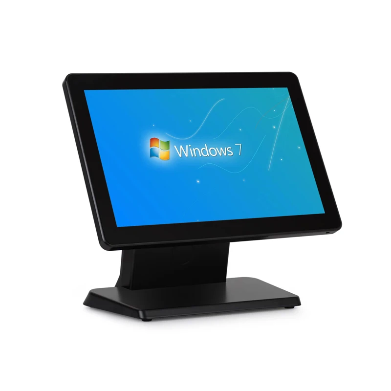 

HSPOS Cheapest 14inch Pos System Cashier Windows Andorid All in one Machine with WIFI VFD Customer Dispaly
