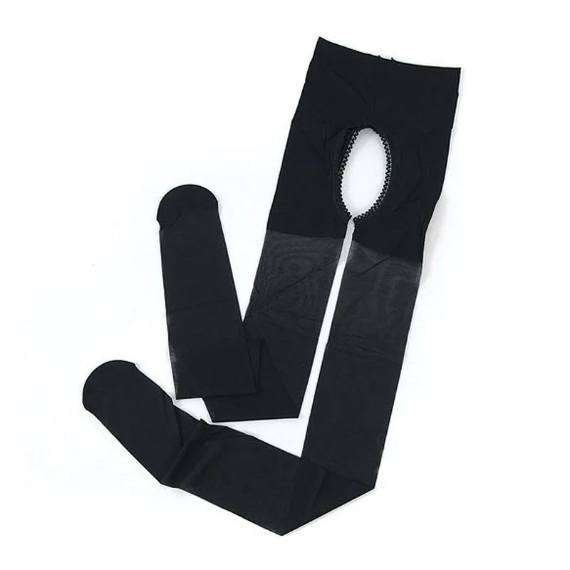 

Sexy Lingerie Women's Tights Summer Ultra Thin Crotchless Pantyhose Sheer Nylon Open Crotch Silk Erotic Stockings Female Hosiery